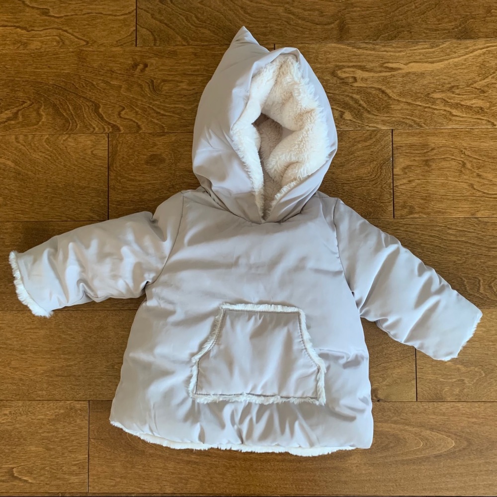 Zara Puffer Coat 6-9 Months